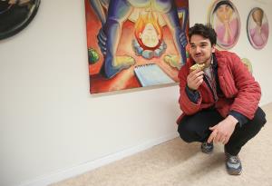 BOR ŠPAREMBLEK RAZSTAVA V GALERIJI KRPAN 03A FOTO LJUBO VUKELIČ